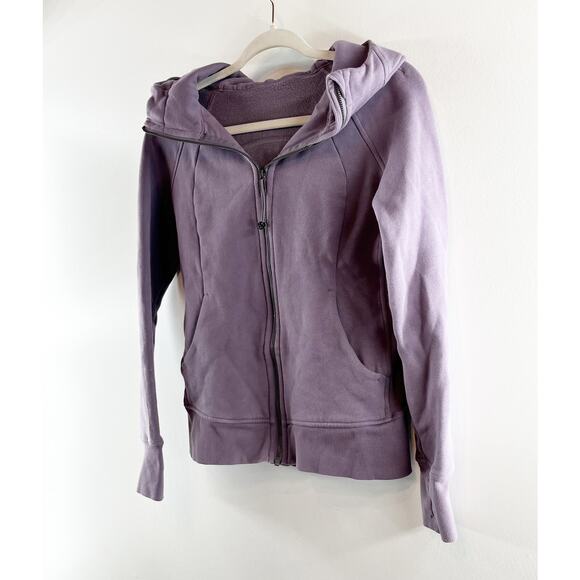 Lululemon Scuba Full Zip Hoodie Sweatshirt Purple Ash 6 - Picture 8 of 9